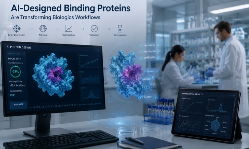 AI-Designed Binding Proteins Are Transforming Biologics Workflows