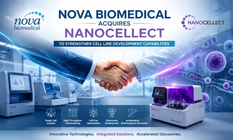 Nova Biomedical Acquires NanoCellect to Strengthen Cell Line Development Capabilities